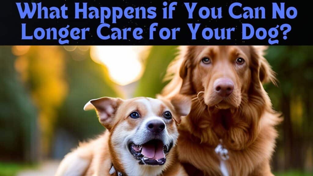 What Happens if You Can No Longer Care for Your Dog?