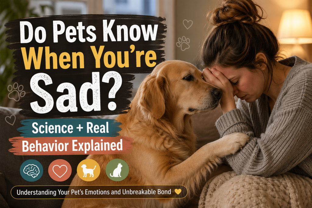 Do Pets Know When You’re Sad? Science + Real Behavior Explained
